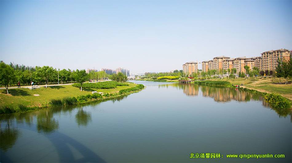 北京首创奥特莱斯房山项目之滨河公园园林景观工程